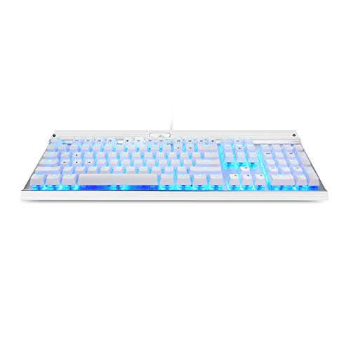 Eagletec KG011 Mechanical Keyboard Blue Switches 104 Lighted Keys