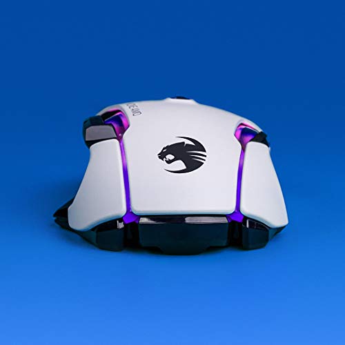 Roccat Kone AIMO Gaming Mouse High Precision, Optical Owl-Eye Sensor (White)