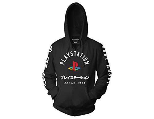 Ripple Junction Playstation Adult Unisex Logo with Sleeve Hits Pull Over