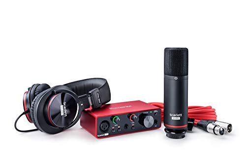 Focusrite Scarlett Solo Studio (3rd Gen) USB Audio Interface & Recording Bundle