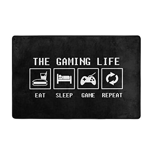 Jingclor The Gaming Life Area Rugs, Bedroom Living Room Kitchen Mat