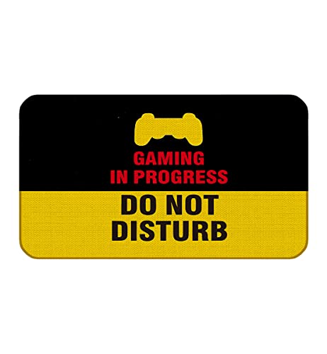 Game Pad Doormat Gaming in Progress Design