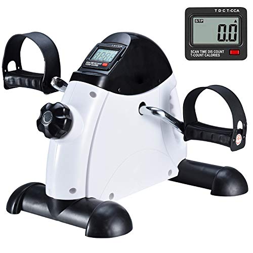 Pedal Exerciser Stationary Medical Peddler with Digital LCD Monitor