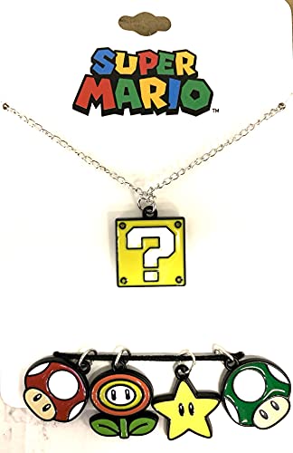 Super Mario Power-Up Pendant Necklace - Bioworld