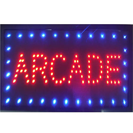 CHENXI LED Arcade Shop Open Sign Special Offer Graphics Ultra Bright Flashing 10 x19