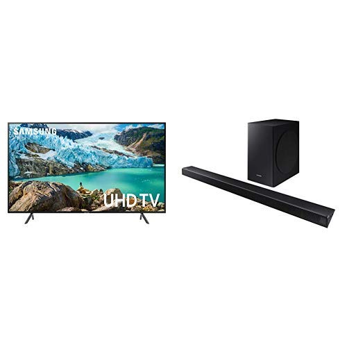 Samsung FLAT 58'' 4K UHD 7 Series Smart TV (2019) with Sound Bar
