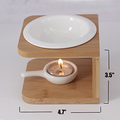 Ceramic Tea Light Holder - Essential Oil Burner Candle Aroma