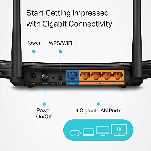 TP-Link AC1200 Gigabit Smart WiFi Router - 5GHz Gigabit Dual Band