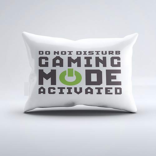 Zippered Pillow Covers Pillowcases One Side 20x26 Inch Funny Gamer Pillow