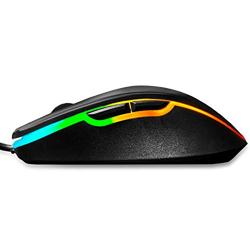 Deco Gear Wired Gaming Mouse | 800-5000 Adjustable DPI | 6 Buttons