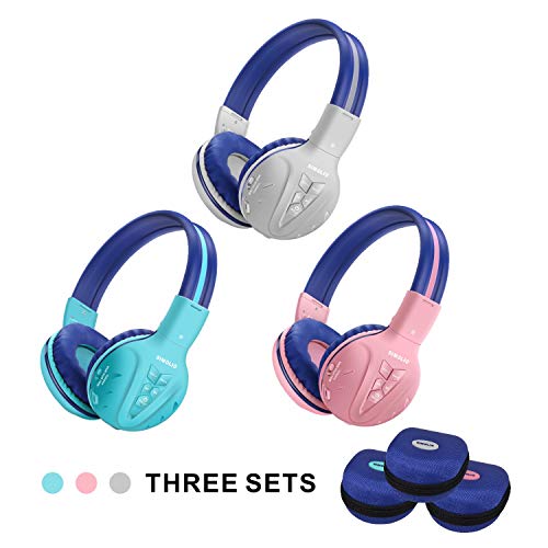 3 Pack SIMOLIO Bluetooth Headphones for Kids