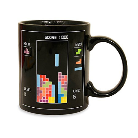 Tetris Heat Changing Ceramic Coffee Mug - Classic Video Game Themed
