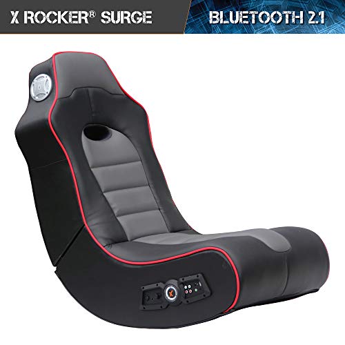 X Rocker Surge Wireless Bluetooth 2.1 Sound Rocking Video Gaming Floor Chair