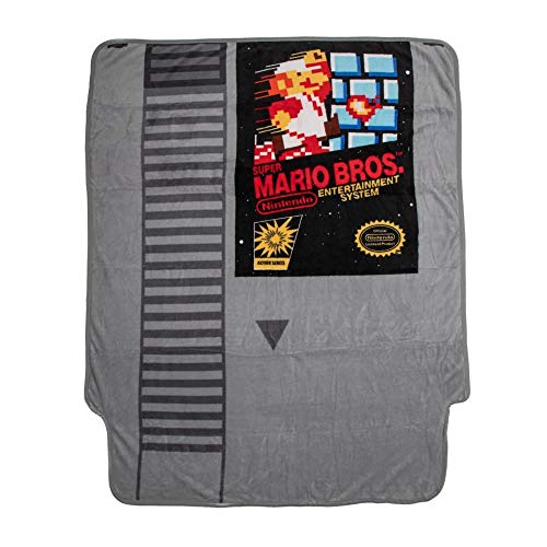 Bioworld Nintendo SNS Cartridge Video Game Blanket