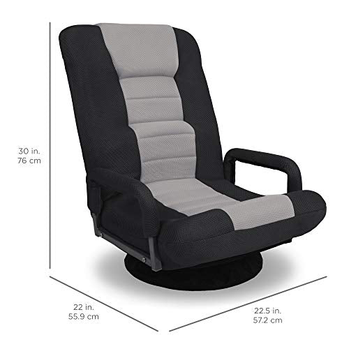 Best Choice Products Multipurpose 360-Degree Swivel Gaming Floor Chair
