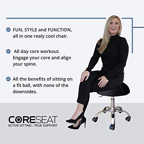 THE ORIGINAL Balance Fit Ball Office Chair, Adjustable Desk Stool - Ergonomic Office Chair