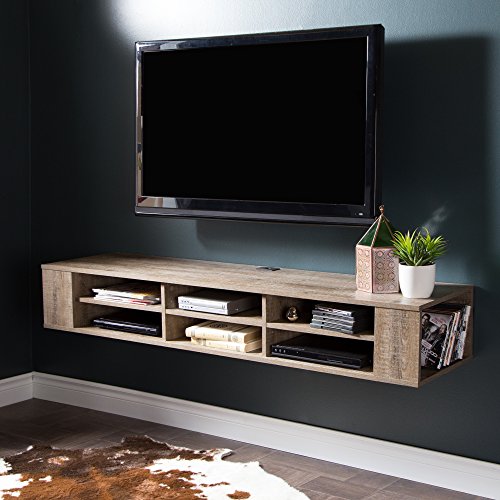 South Shore City Life Wall Mounted Media Console - 66"