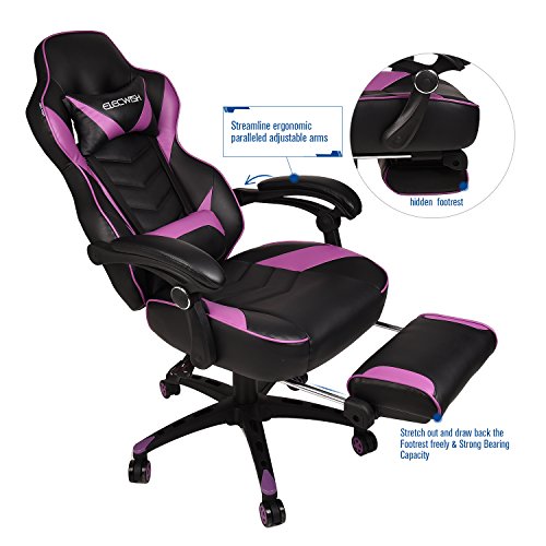 Video Gaming Chair Racing Office - Adjustable Swivel