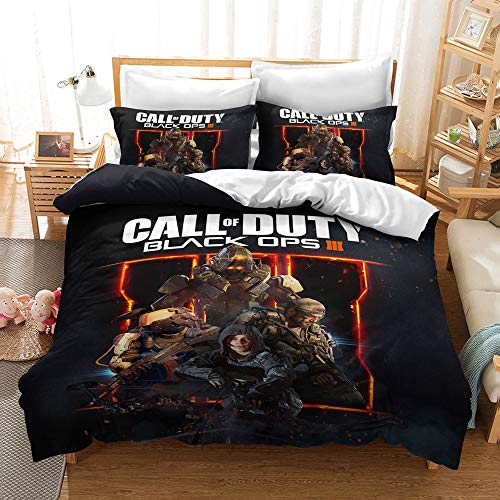 Wdbridal Call of Duty Bedding Set for Boys Soft Microfiber Gaming Theme
