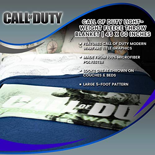 Call of Duty Fleece Throw Blanket 45 x 60 Inches