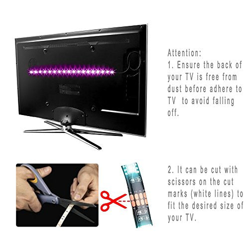 Vansky TV Backlight Kit Bias Lighting for TV (30-55 inch)