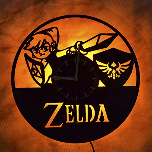 Zelda Video Game The Legend of Zelda Night Light Wall Lights Vinyl Record