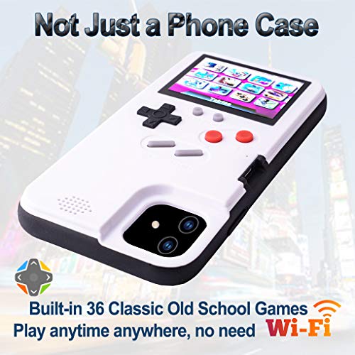 Handheld Game Console Phone Case for iPhone 11 Case with Built in 36 Retro