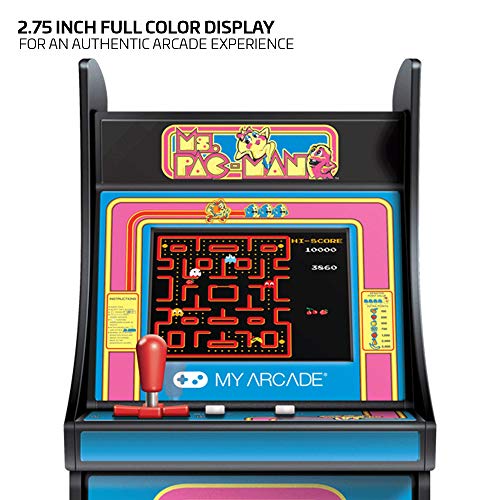 My Arcade Micro Player Mini Arcade Machine: Ms. Pac-Man Video Game, Fully Playable