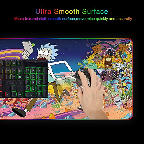 Gaming Mouse Pad Large Mouse Mat (Rick and Morty)