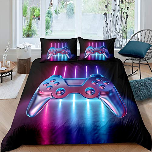 feelyou Gamepad Bedding Set for Boys Youth Teens Twin Size Modern Gamer Comforter
