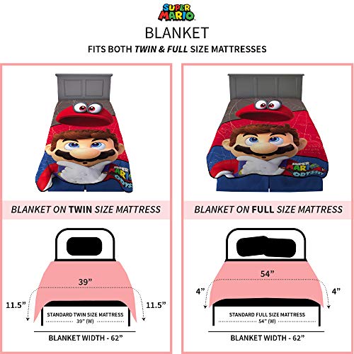 Franco Kids Bedding Soft Plush Blanket, Twin/Full Size 62" x 90"