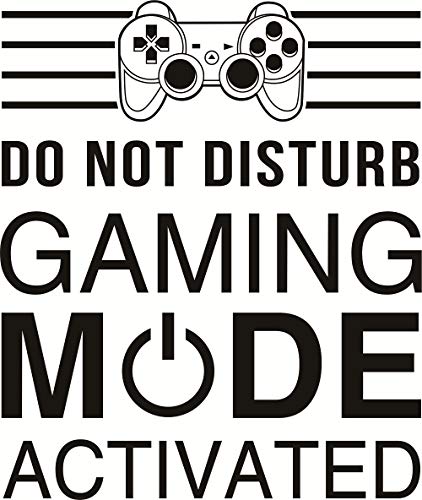 Cool Video Game Style Vinyl Wall Sticker Quote Do Not Disturb