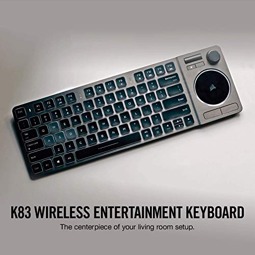 Corsair K83 Wireless Keyboard - Bluetooth and USB - Backlit LED