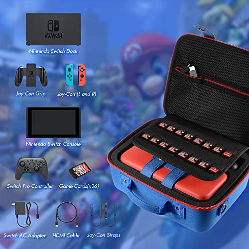 Carrying Storage Case Compatible With Nintendo Switch System