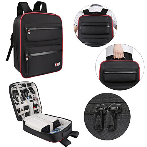 BUBM Waterproof Game backpack Travel Carrying Case Storage Bag