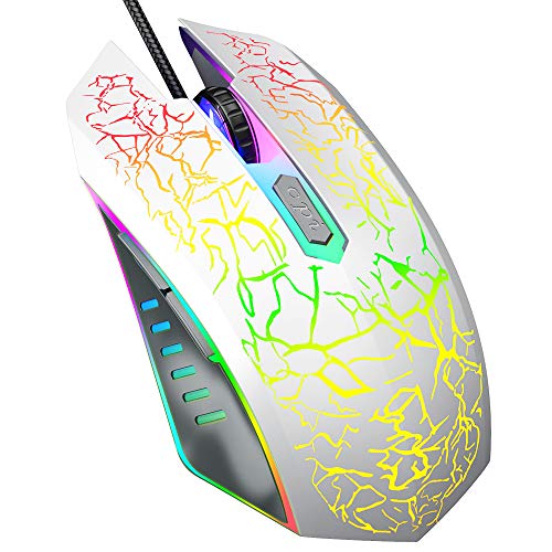 VersionTECH. Wired Gaming Mouse (White)