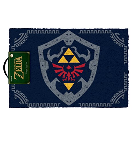The Legend Of Zelda Hylian Shield Doormat, Multi-colour, 40 x 60cm