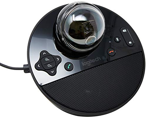 Logitech Conference Webcam, HD 1080p w/ Built-In Speakerphone