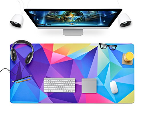 Large Gaming Mouse and Keyboard Pad