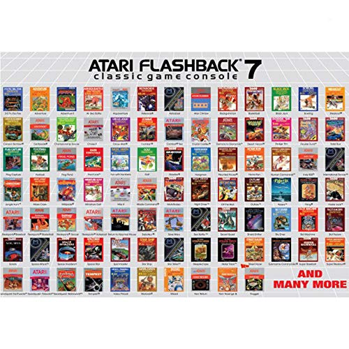 At Games Atari Flashback 7 Classic Game Console, White