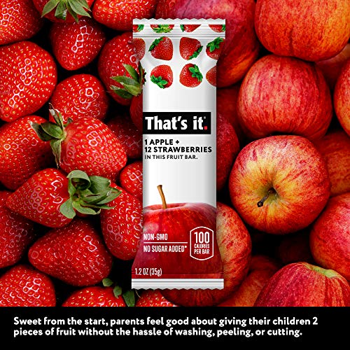 That's it. Apple + Variety 100% Natural Real Fruit Bar (Variety 12 Pack)