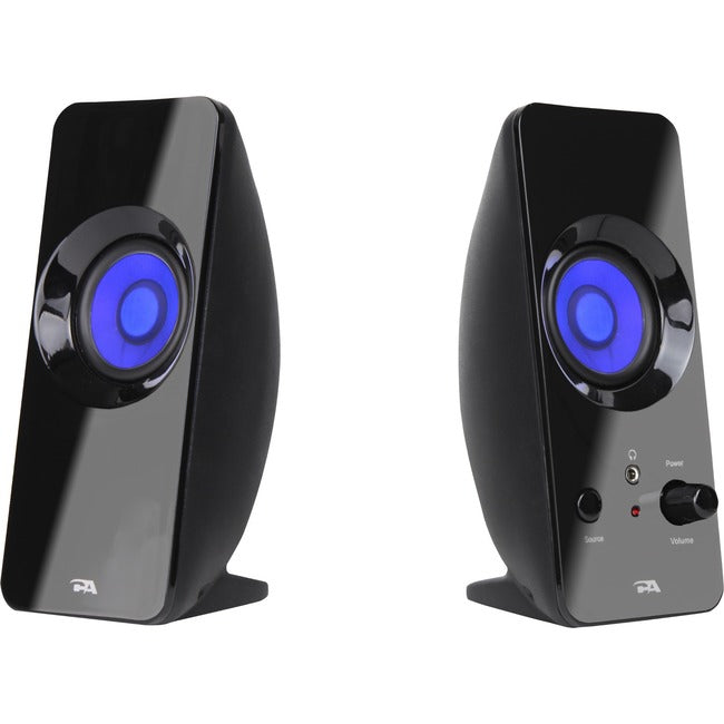 Cyber Acoustics CurveLight CA-2806BT 2.0 Bluetooth Speaker System
