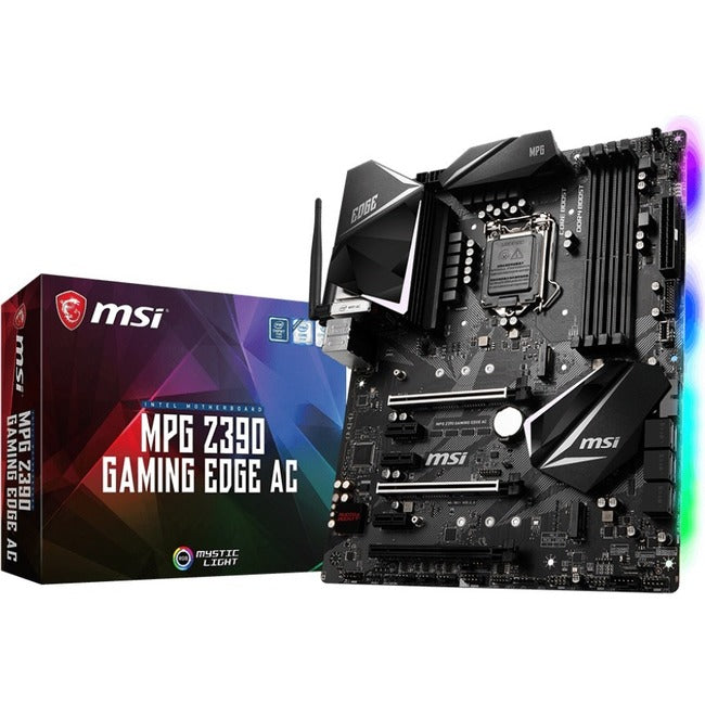 MSI MPG Z390 GAMING EDGE AC Desktop Motherboard - Intel Chipset - Socket H4 LGA-1151