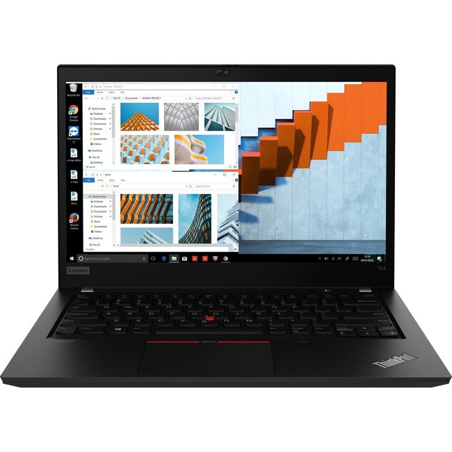 Lenovo ThinkPad T14 Gen 1 20S0005MUS 14" Touchscreen Notebook - Full HD - 1920 x 1080 - Intel Core i7 (10th Gen) i7-10510U Quad-core (4 Core) 1.80 GHz - 16 GB RAM - 512 GB SSD - Black