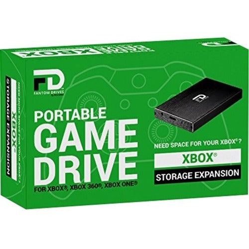 Fantom Drives Xbox 2TB External Hard Drive - USB 3.0-3.1 Gen 1 - Portable Game Drive for Xbox One, Xbox One S, Xbox One X