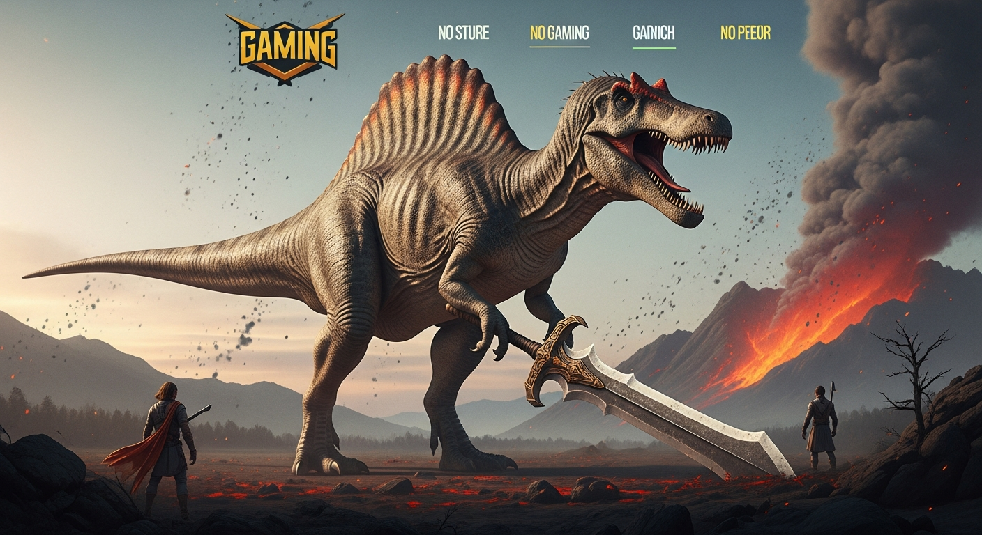 Spinosaurus Soulslike Lets You Parry the Meteor on Steam This Week